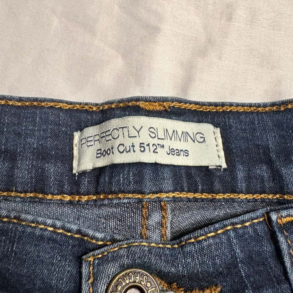Levi's 512 Perfectly Slimming Bootcut Jeans Blue Denim